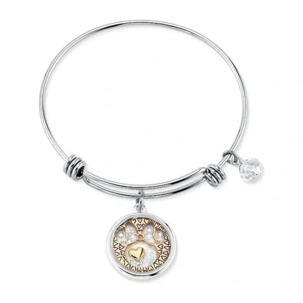 MINNIE MOUSE BOW-TIFUL! Floating Crystal Adjustable Bracelet